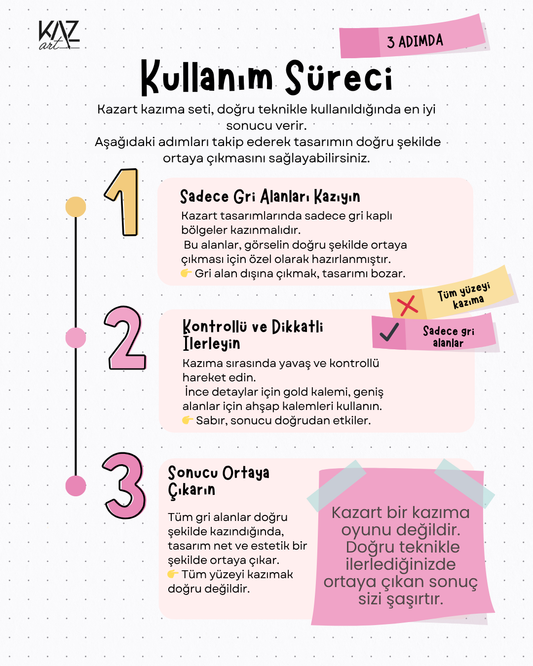 Kazart Kullanım Rehberi | Doğru Kazıma Nasıl Yapılır?